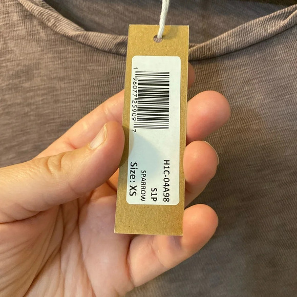 NWT Hello Nite dress size XS. Color is purplish/mauve. Pockets. Gauze - Picture 4 of 8